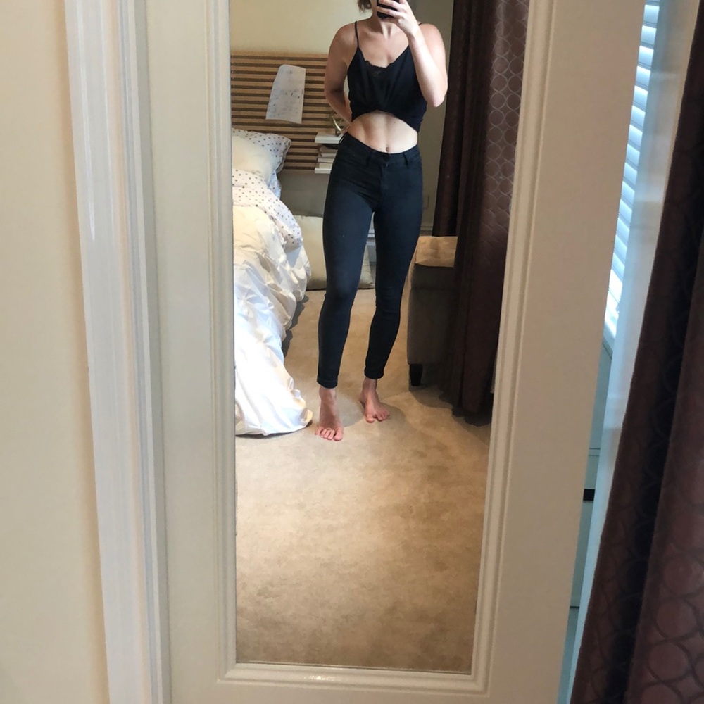 Black high waited jeans